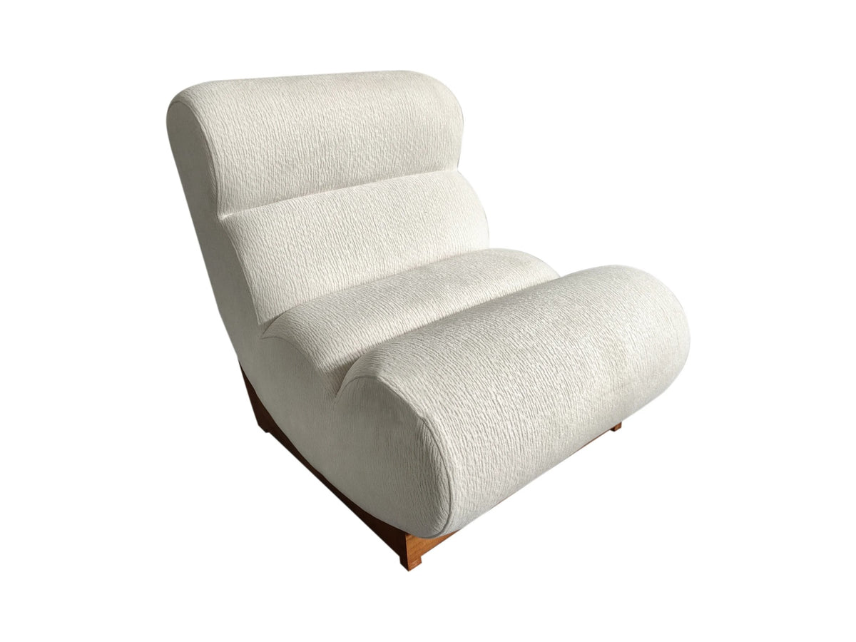 Tintagel Textured Reclining Profile Lounge Chair #colour_ivory