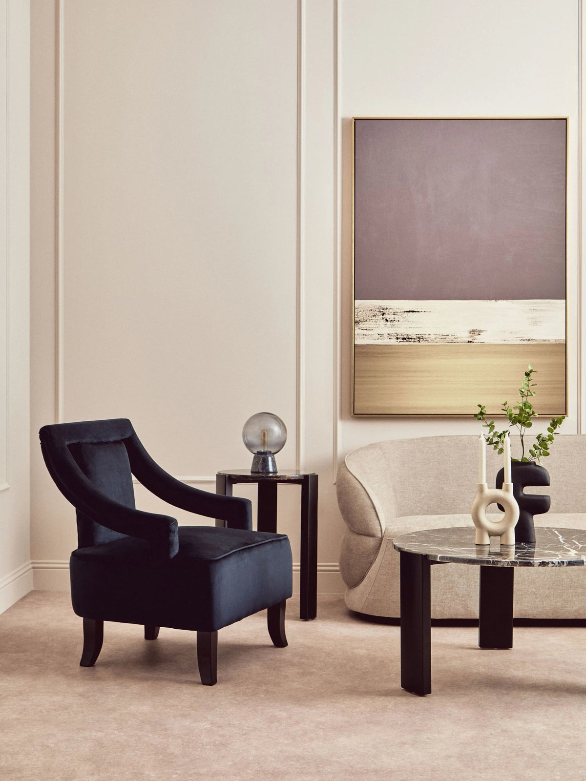 Ross Velvet Chair 