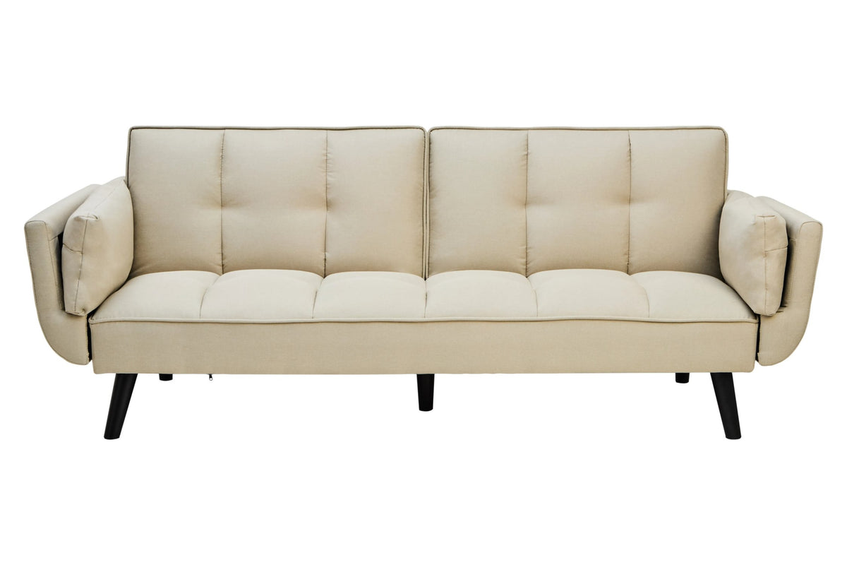 Burnham 3 Seat Sofa Bed #colour_beige
