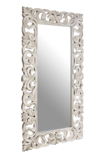 Malmesbury Silver Ornate Frame Full Length Wall Mirror