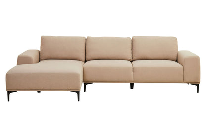 Cambridge 3 Seat Fabric Chaise Sofa 