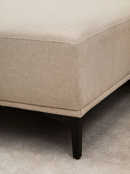 Cambridge 3 Seat Fabric Chaise Sofa 