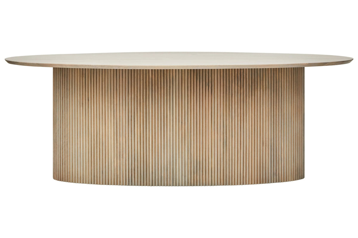 Stirling Mango Wood Oval Dining Table #colour_grey