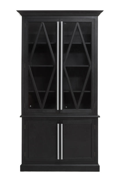 Cannes Oak Wood Tall Cabinet 
