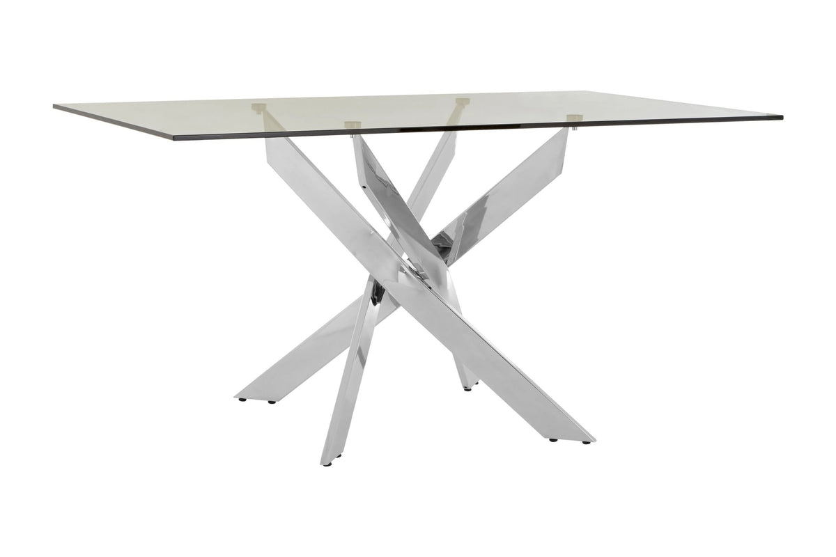 Aurora Rectangular Intersected Base Dining Table