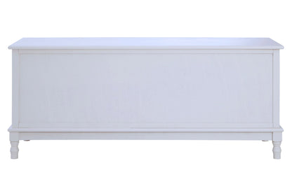 Savoy 3 Drawer White Wooden Sideboard