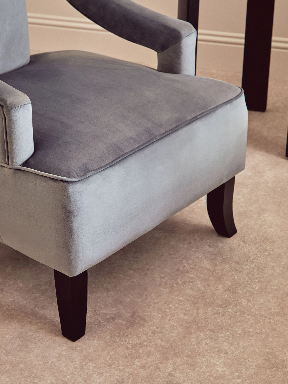 Ross Velvet Chair #colour_grey