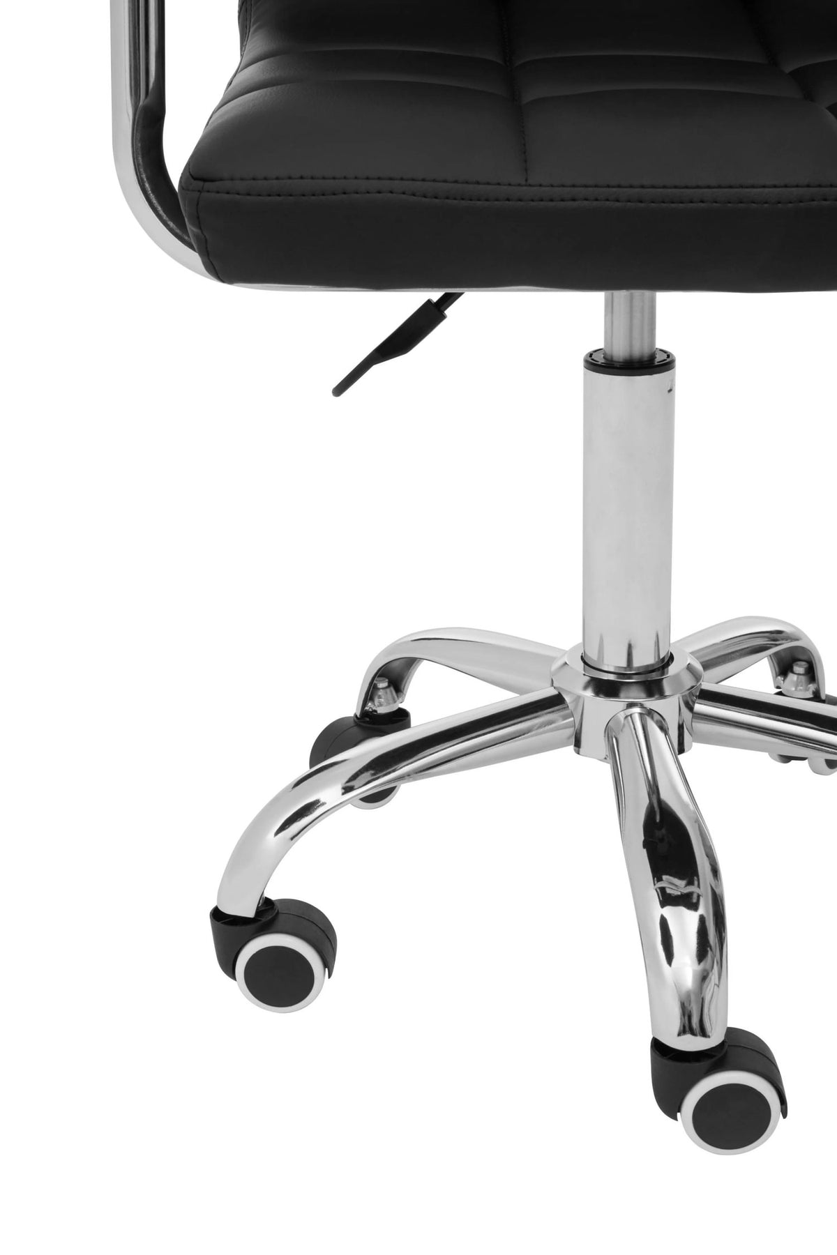Brampton Black Home Office Chair with Swivel Base