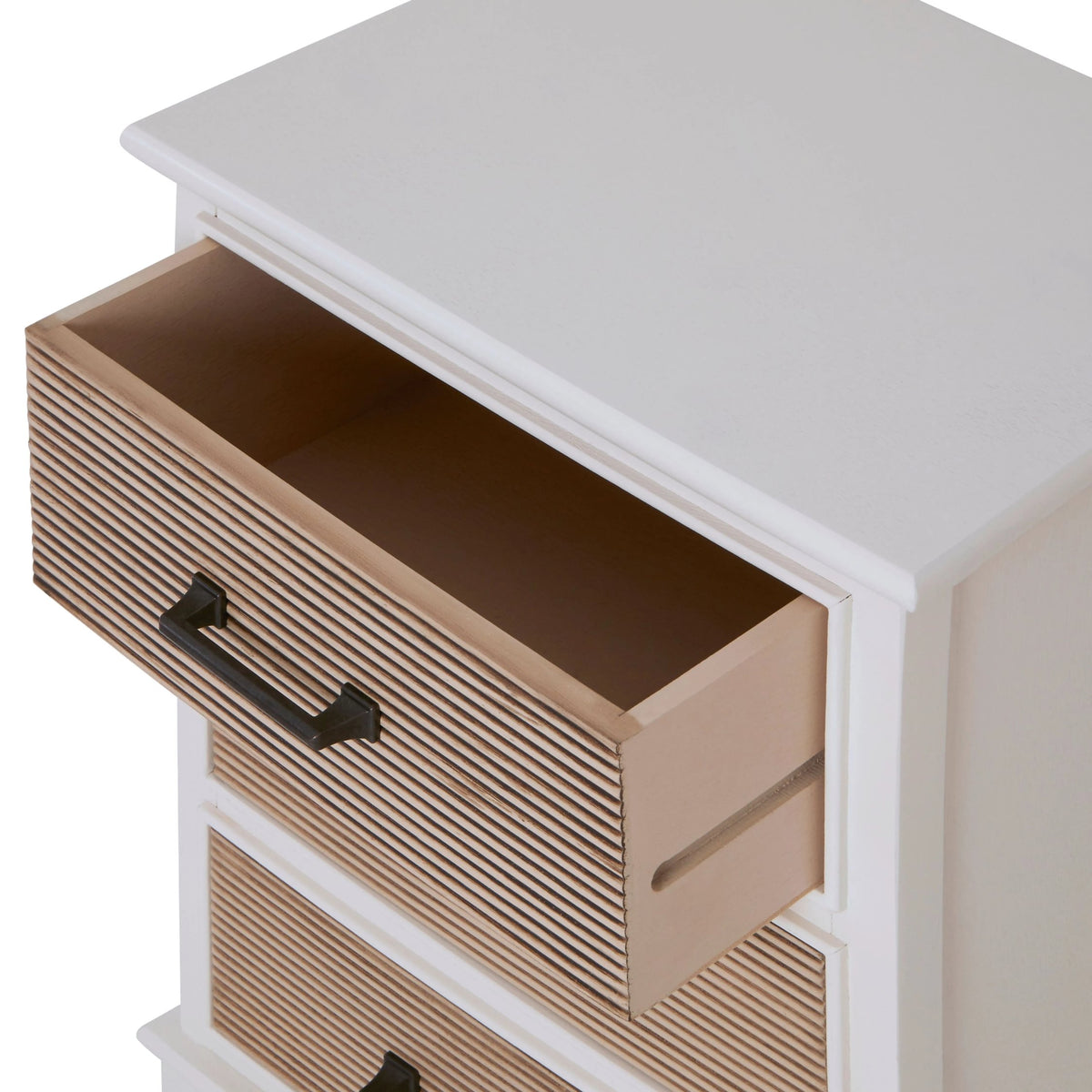 Savoy White Wooden Chest of 3 Drawer