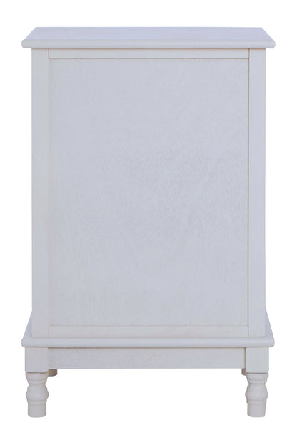 Savoy White Wooden Chest of 3 Drawer