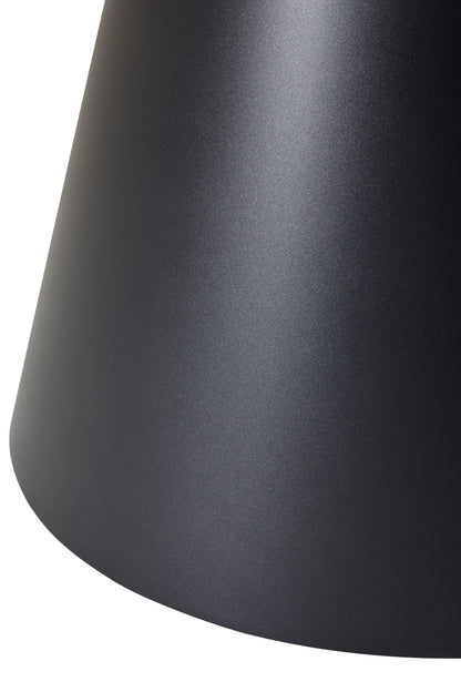 Devon Large Black Conical Base Round Dining Table