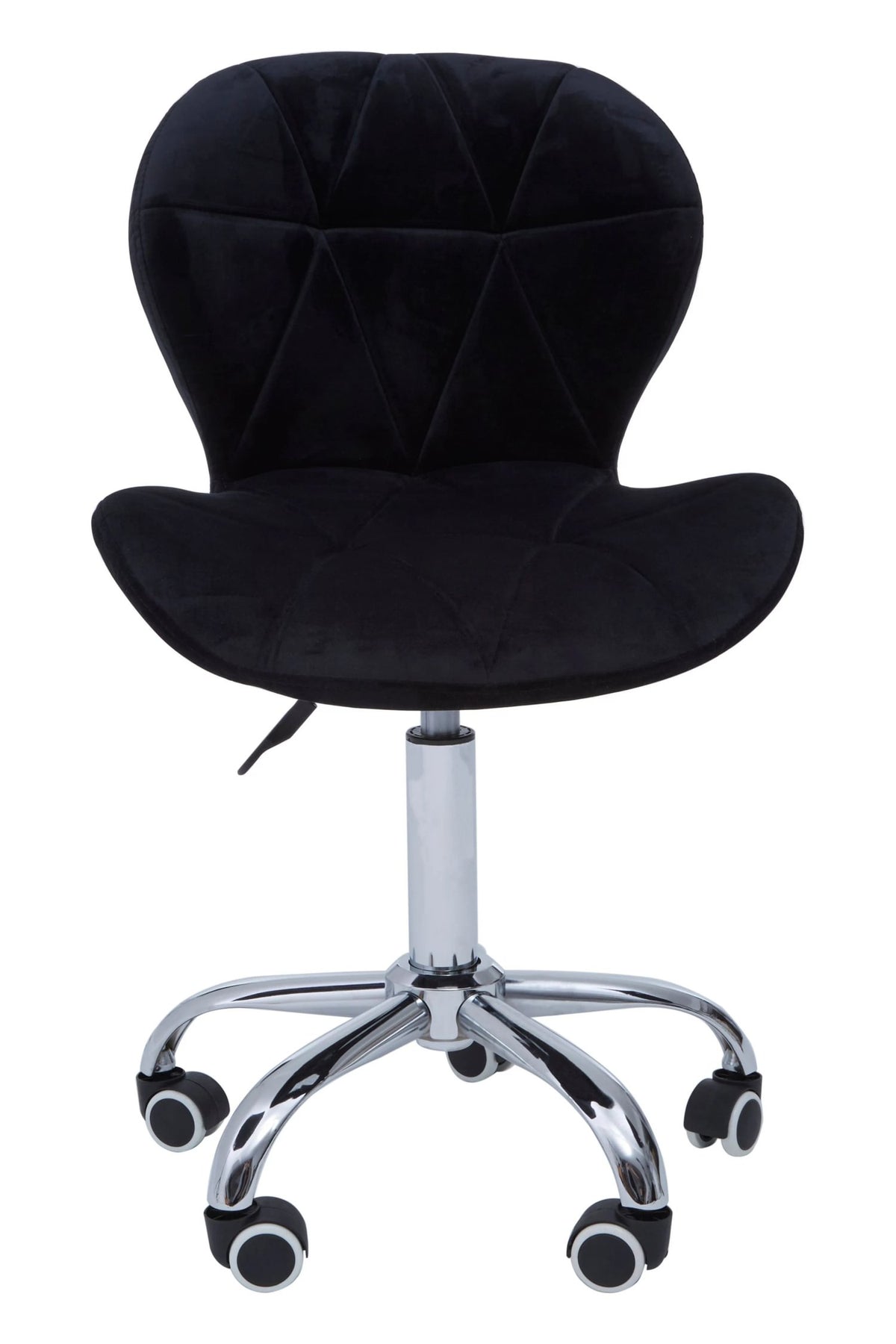 Corfe Velvet Quilted Home Office Chair 
