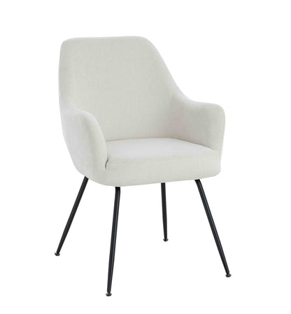 Chichester Set of 2 Textured Fabric Dining Chairs with Arms 