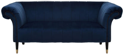 Milan Two Seat Velvet Sofa 