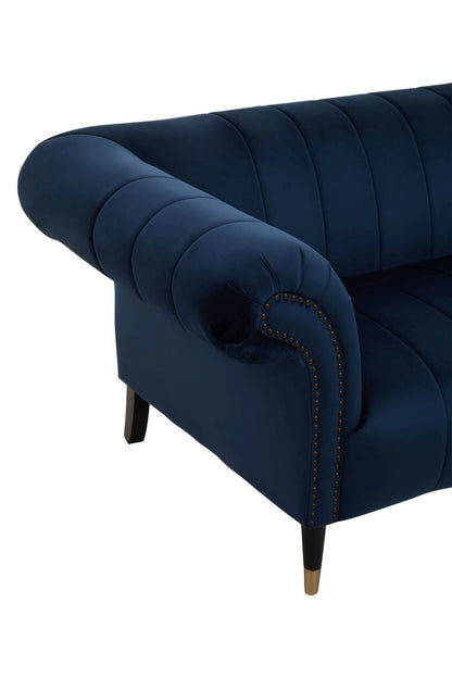 Milan Two Seat Velvet Sofa 