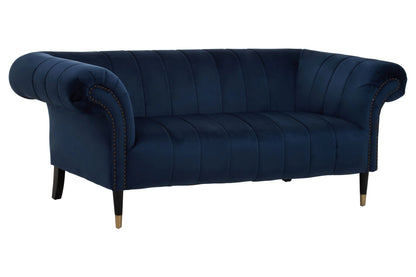 Milan Two Seat Velvet Sofa 