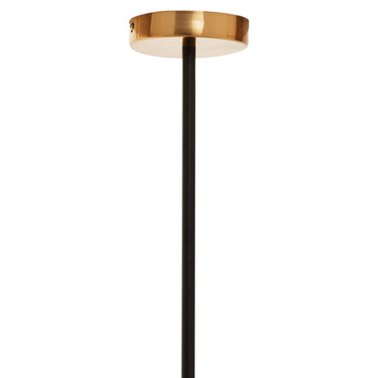 Worthing Brass Finish 4 Bulb Ring Pendant Light
