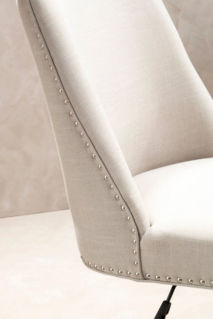 Shaftesbury Fabric Home Office Chair with Wooden Base 