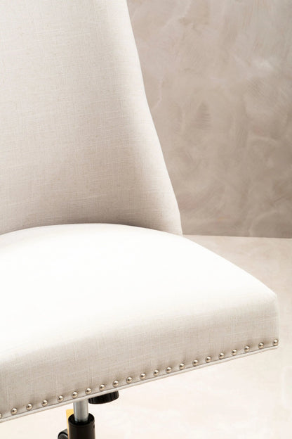 Shaftesbury Fabric Home Office Chair with Wooden Base 