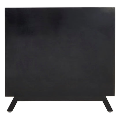 Porto Black and Mother of Pearl Chest of 3 Drawers