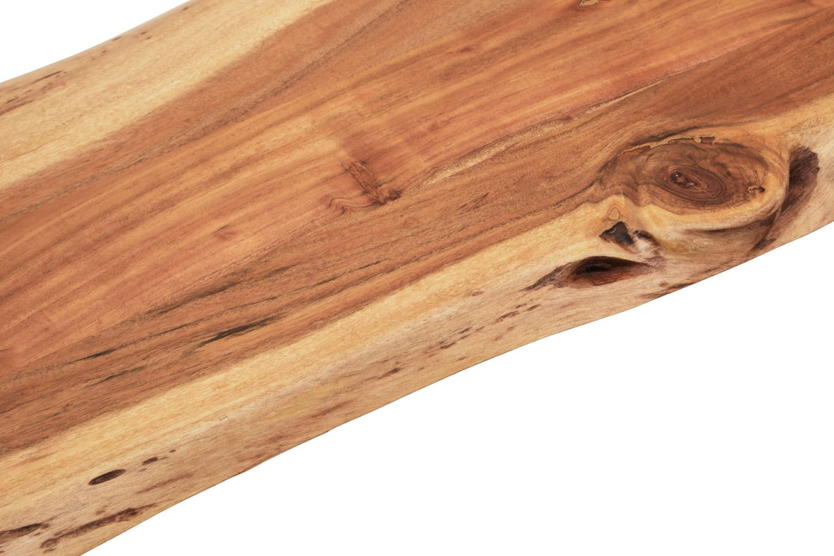 Alnwick Acacia Wood with Live Edge Bench