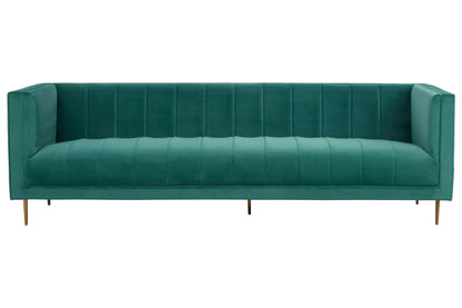 Monaco Velvet 3 Seater Sofa 