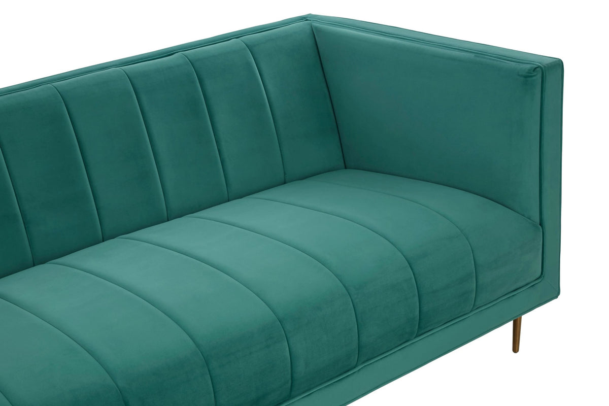 Monaco Velvet 3 Seater Sofa 