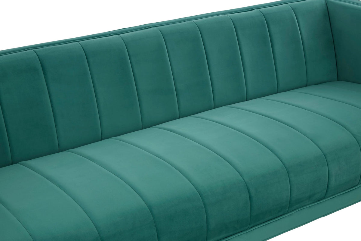 Monaco Velvet 3 Seater Sofa 
