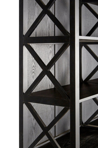 Cannes Black Birchwood Large Cabinet