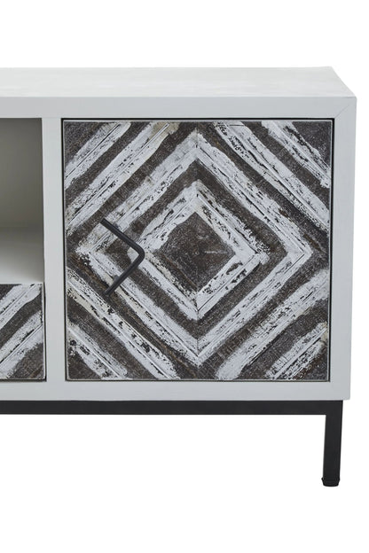 Canterbury Rustic Chevron Media Unit 