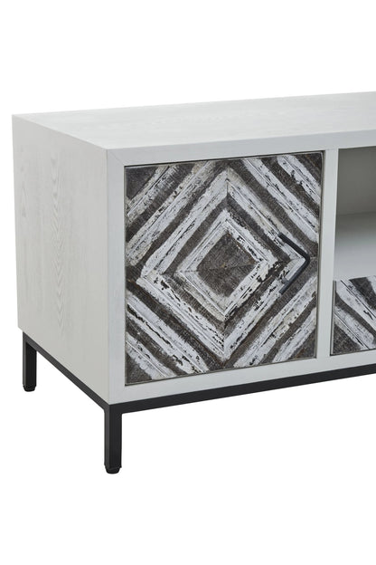 Canterbury Rustic Chevron Media Unit 