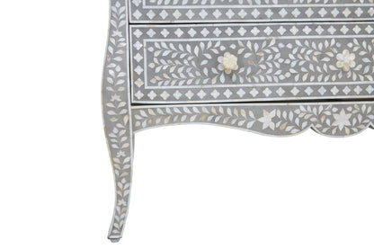 Porto Chest of 2 Drawers with Mother of Pearl Inlay
