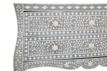 Porto Chest of 2 Drawers with Mother of Pearl Inlay