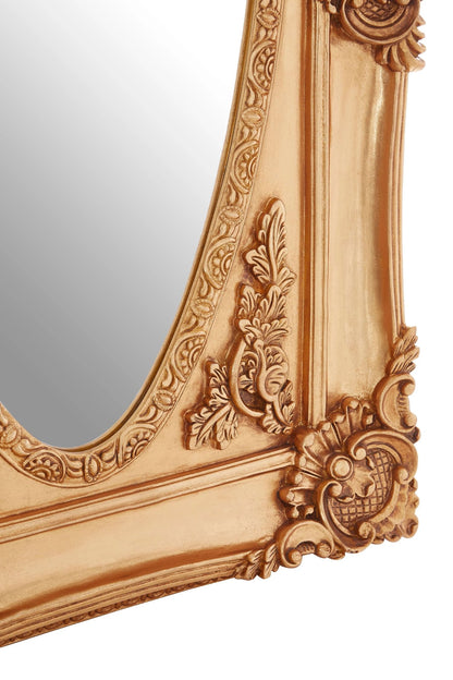 Turin Oval Border Full Length Wall Mirror 