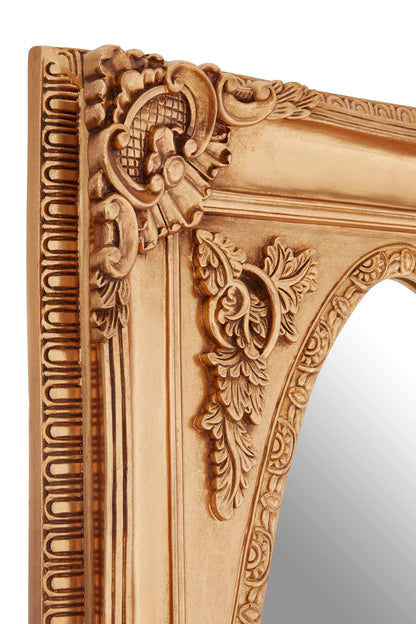 Turin Oval Border Full Length Wall Mirror 