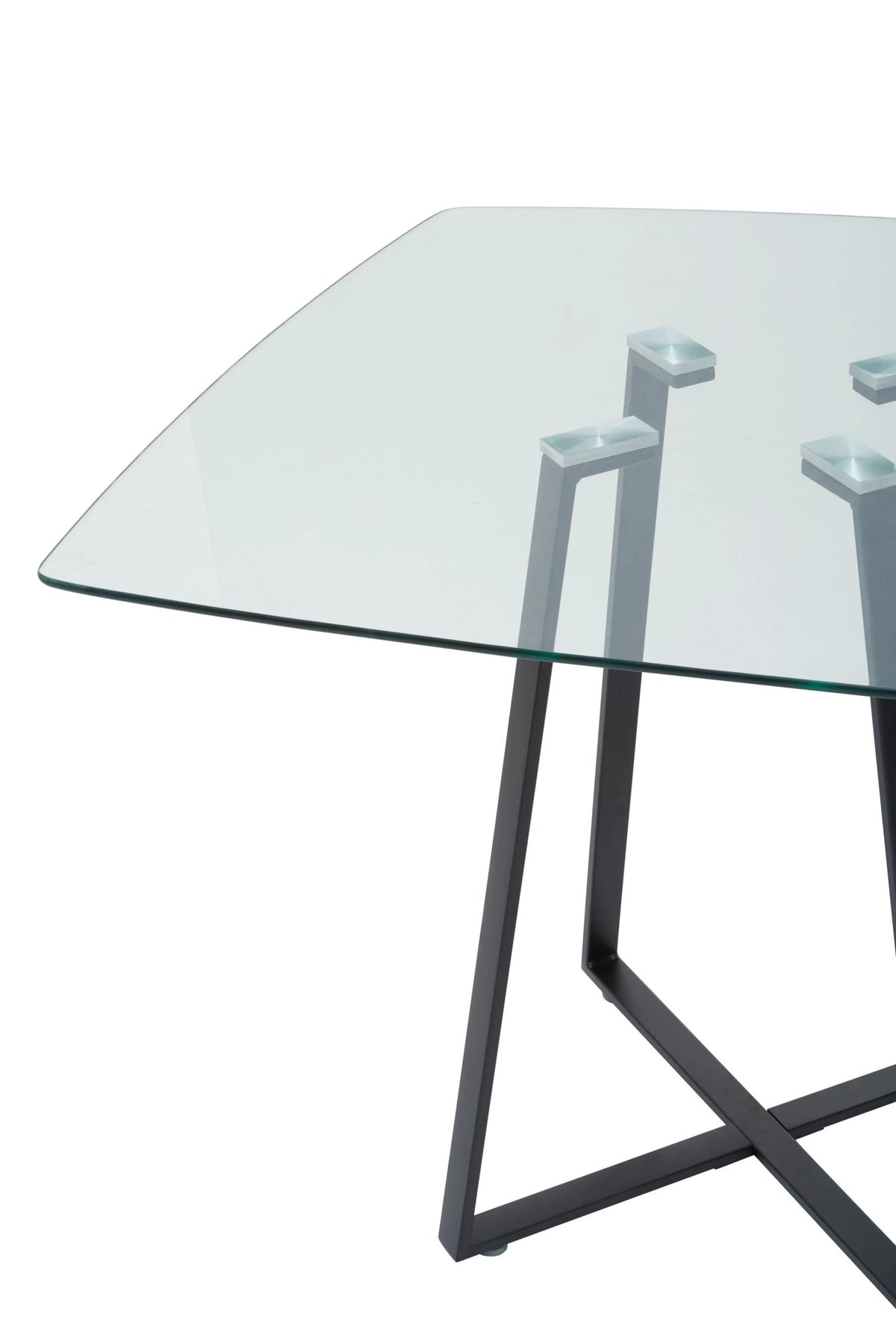 Halifax Square Glass Dining Table 