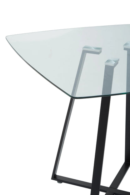 Halifax Square Glass Dining Table 