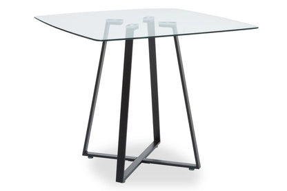 Halifax Square Glass Dining Table 