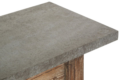 Coniston Antique Wood Finish Console Table