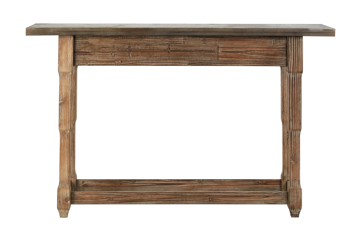 Coniston Antique Wood Finish Console Table