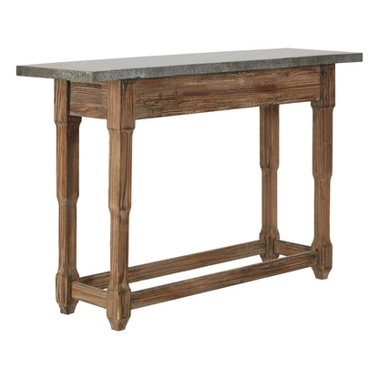 Coniston Antique Wood Finish Console Table