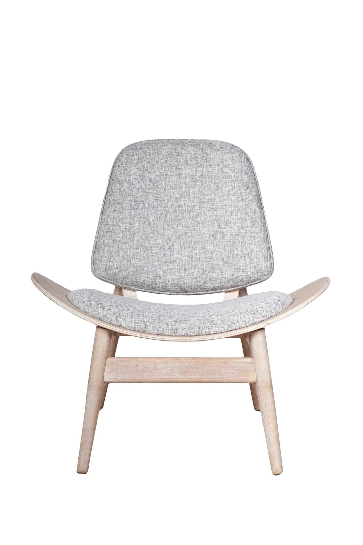 Harrogate Fabric and Washed Elm Wood Chair 