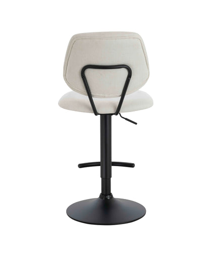Chichester Set of 2 Textured Fabric Bar Chairs 