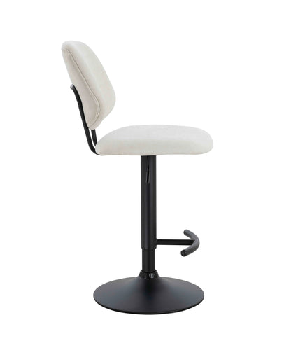 Chichester Set of 2 Textured Fabric Bar Chairs 