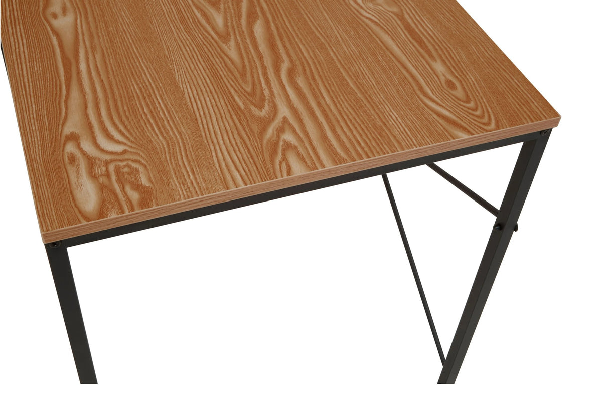 Edale Wood Effect Desk with Shelves