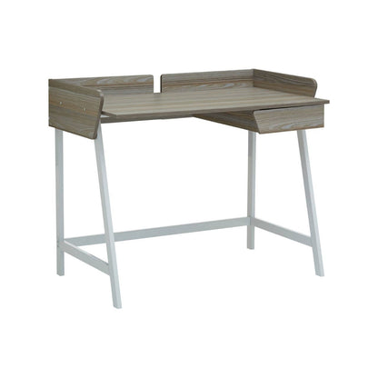 Penzance Light Oak Veneer Desk with 1 Drawer
