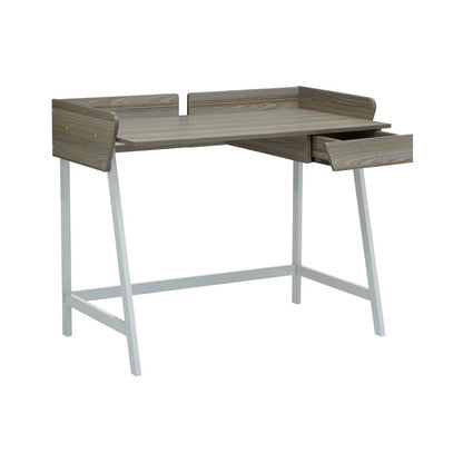 Penzance Light Oak Veneer Desk with 1 Drawer