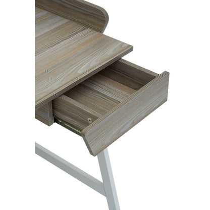 Penzance Light Oak Veneer Desk with 1 Drawer