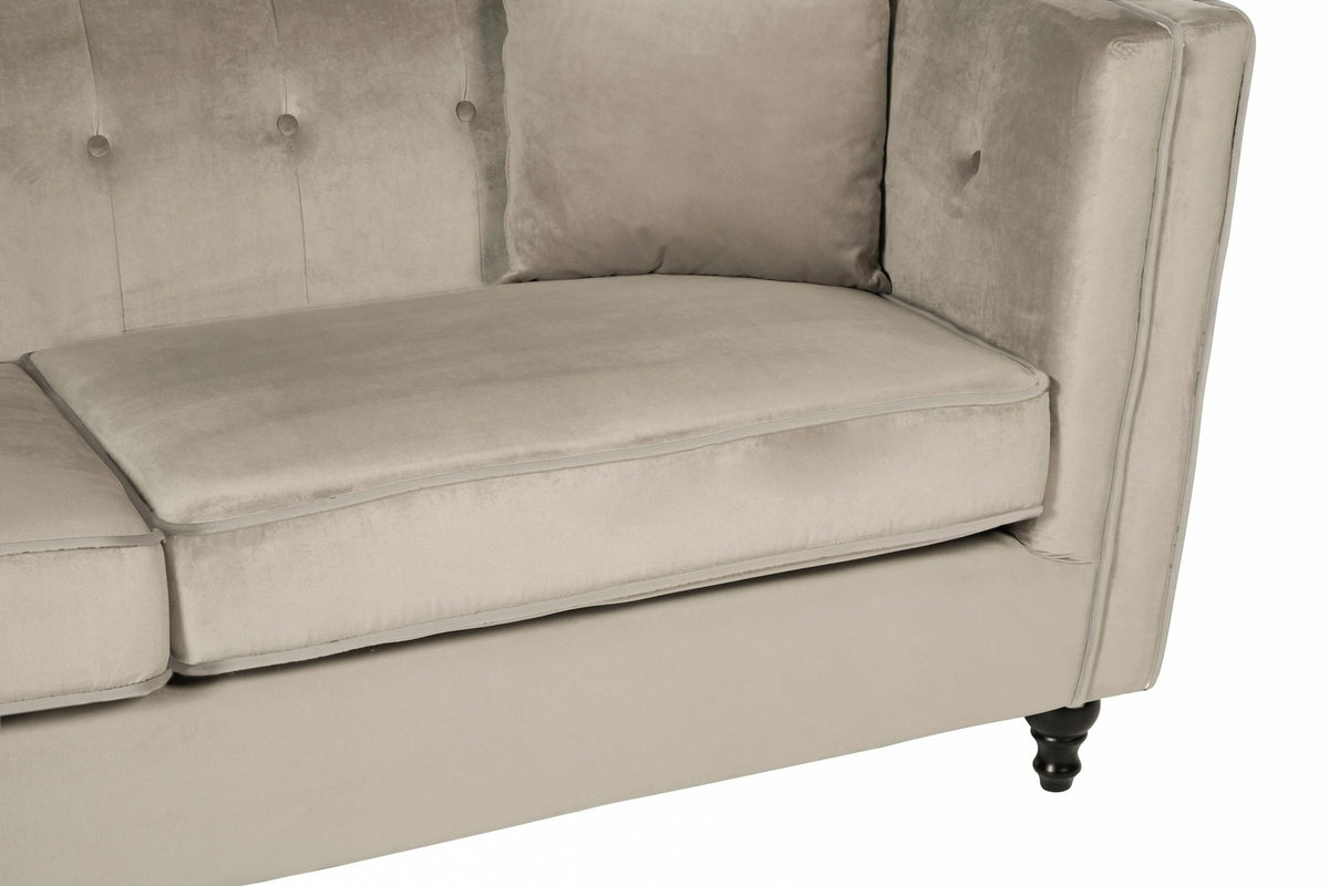 Notting 3 Seat Velvet Sofa 