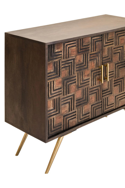 Minehead 2 Door Mango Wood Sideboard